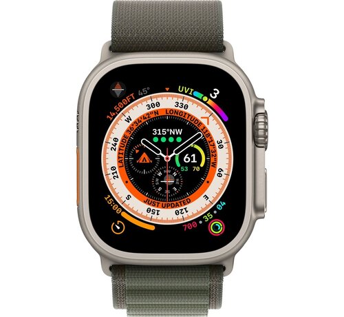Apple Watch Ultra 4G 49mm Alpine Band Groen Medium