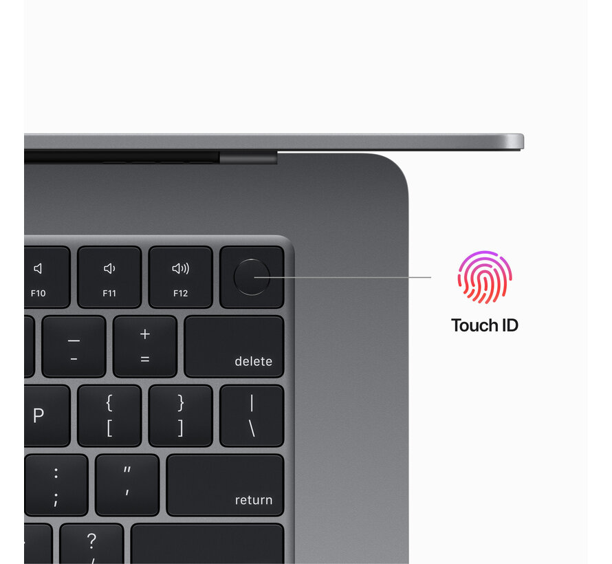 Apple MacBook Air 15" (2023) M2 (8 core CPU/10 core GPU) 8GB/512GB Spacegrijs QWERTY