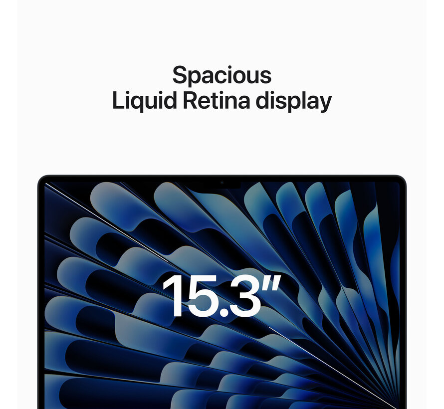 Apple MacBook Air 15" (2023) M2 (8 core CPU/10 core GPU) 8GB/512GB Middernacht QWERTY