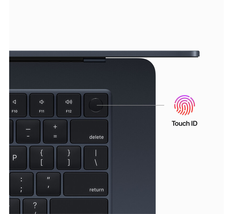 Apple MacBook Air 15" (2023) M2 (8 core CPU/10 core GPU) 8GB/512GB Middernacht QWERTY