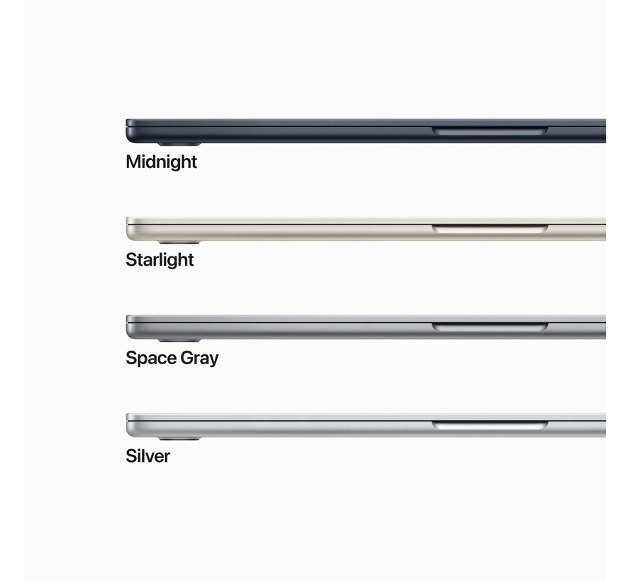 Apple MacBook Air 15" (2023) M2 (8 core CPU/10 core GPU) 8GB/512GB Middernacht QWERTY