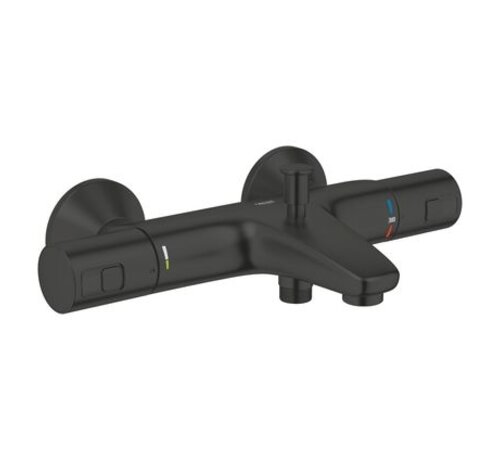 Grohe thermostatische badmengkraan Grohe Precision Start mat zwart