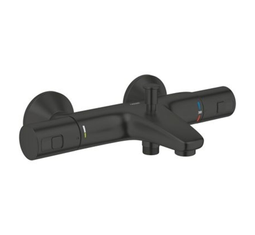 Grohe thermostatische badmengkraan Grohe Precision Start mat zwart