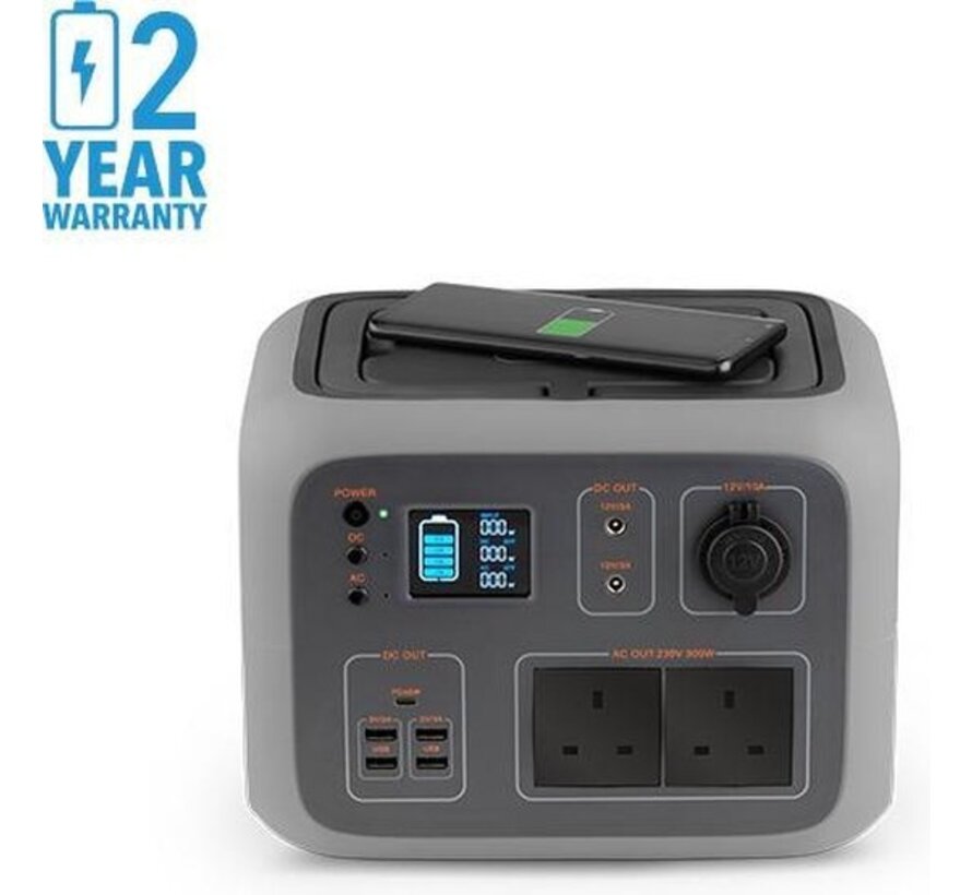 Totalpower 500 Powerstation van 500w (40 A) grijs