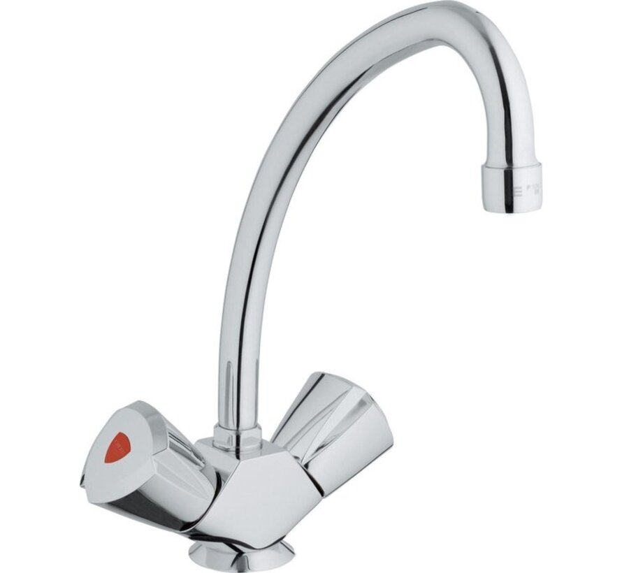 Grohe Keukenkraan Costa Trend 2-knops Chroom