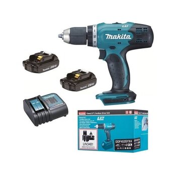 Makita DDF453SYX4 Boor-/schroefmachine | 18v 1.5Ah Li-ion in doos
