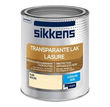 Sikkens buitenlak zijdeglans transparant blank 750ml
