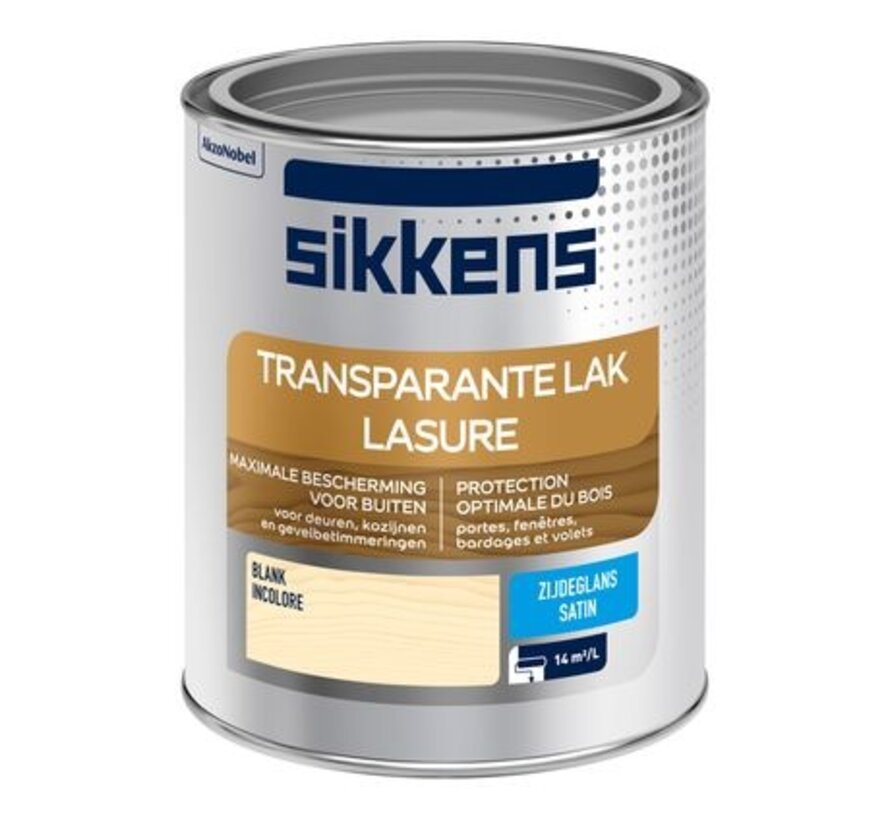 Sikkens buitenlak zijdeglans transparant blank 750ml