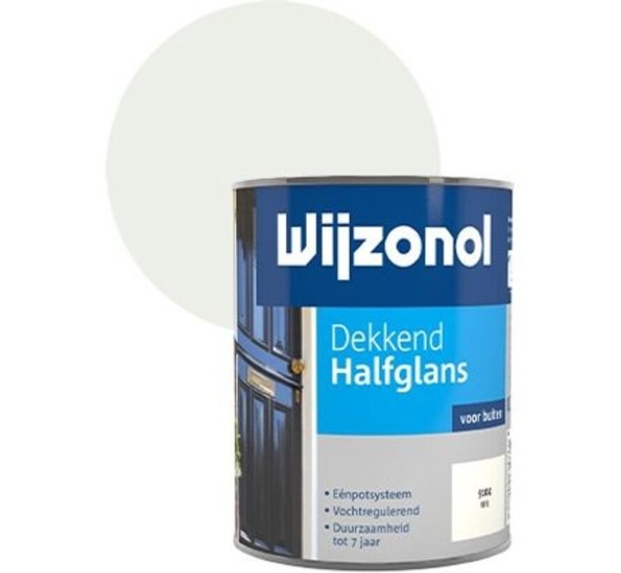 Wijzonol dekkend halfglans 9104 wit 750ml