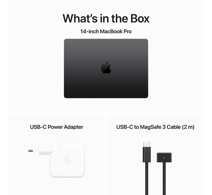 Apple MacBook Pro 14" (2023) M3 Pro (11 core CPU/14 core GPU) 32GB/512GB Spacezwart QWERTY