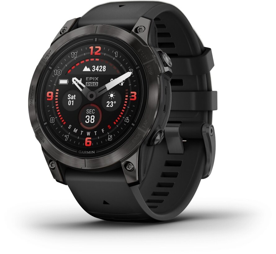 Garmin Epix Pro Gen 2 47mm Sapphire Edition Zwart