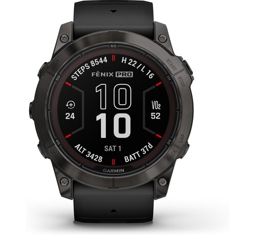 Garmin fēnix 7X Pro Sapphire Solar Edition Zwart