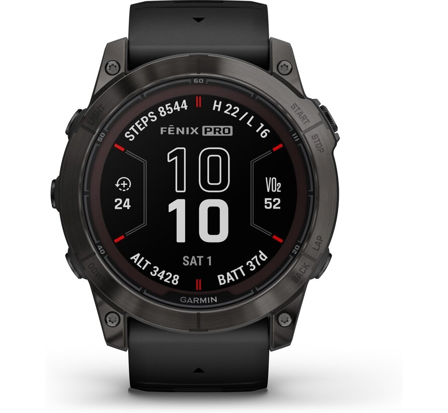 Garmin fēnix 7X Pro Sapphire Solar Edition Zwart