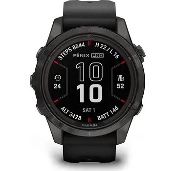 Garmin fēnix 7S Pro Sapphire Solar Edition Zwart
