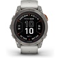 Garmin fēnix 7 Pro Sapphire Solar Edition Titanium Grijs/Oranje