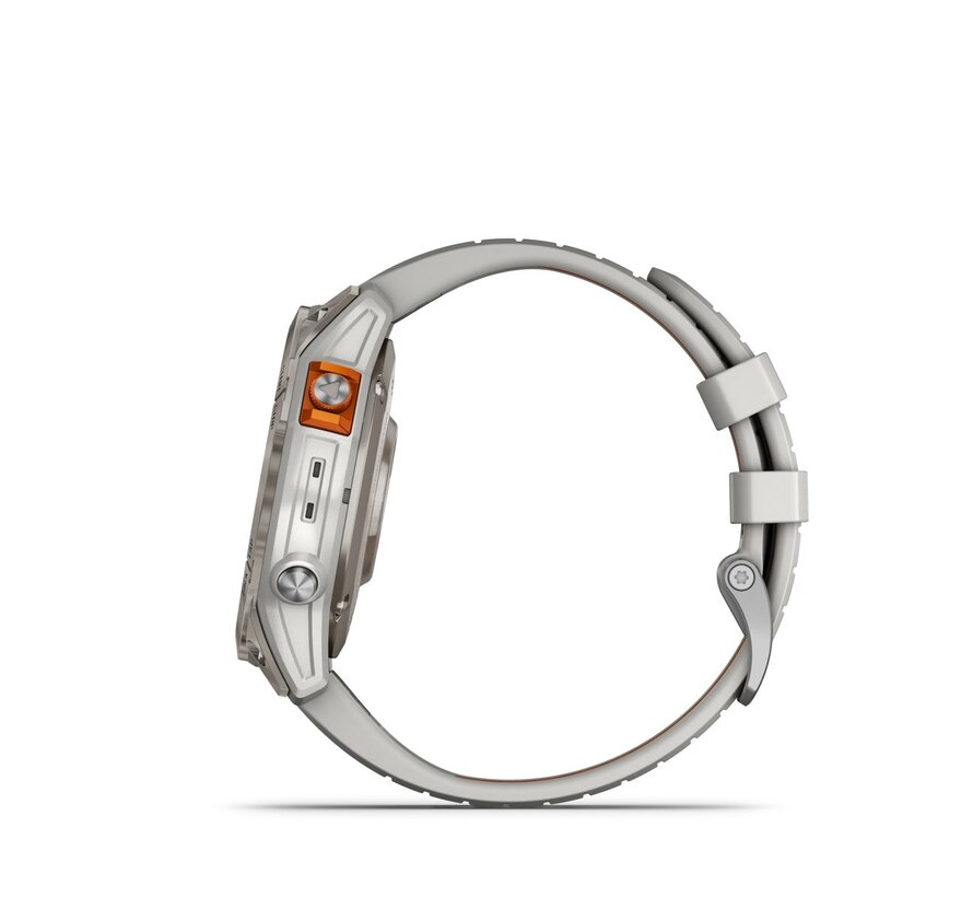 Garmin fēnix 7 Pro Sapphire Solar Edition Titanium Grijs/Oranje