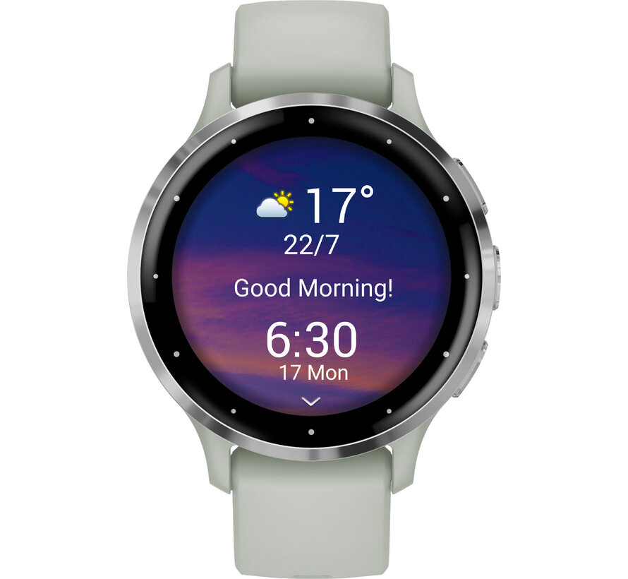 Garmin Venu 3S Zilver/Groen