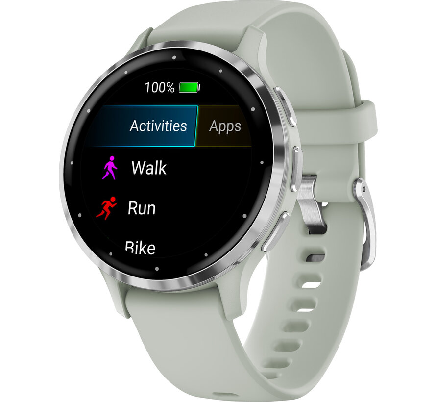 Garmin Venu 3S Zilver/Groen