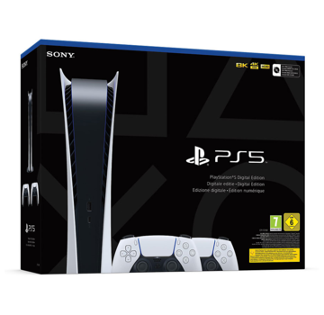 PlayStation 5 - Digital Edition - Slim - 2 DualSense Draadloze Controllers Bundel