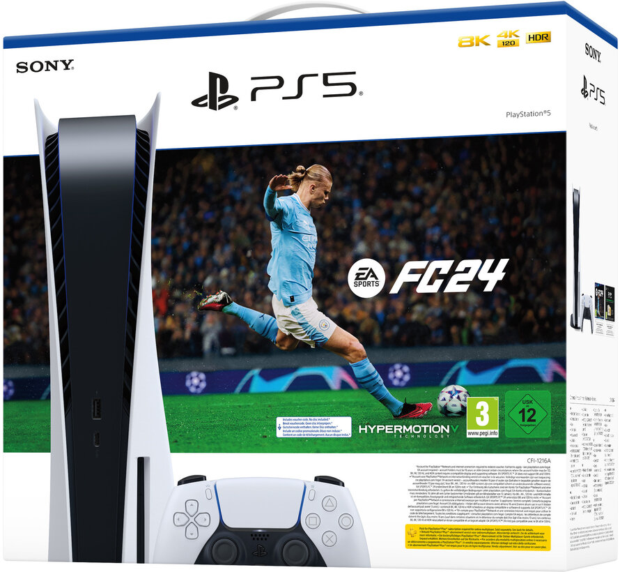PlayStation 5 Disc Edition + EA Sports FC 24
