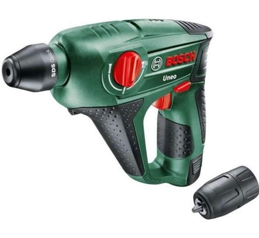 Bosch Uneo 12 LI-2 Accu boorhamer - Met 1 x 12 V accu en lader