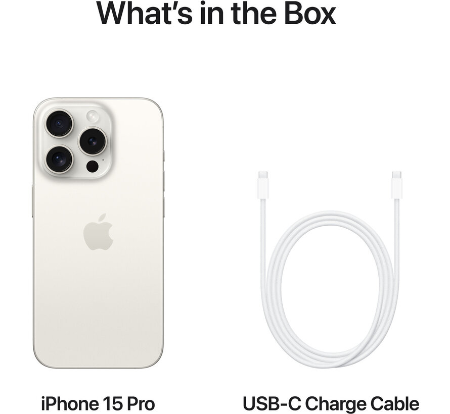 Apple iPhone 15 Pro 256GB White Titanium