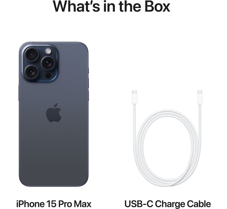 Apple iPhone 15 Pro Max 1TB Blue Titanium