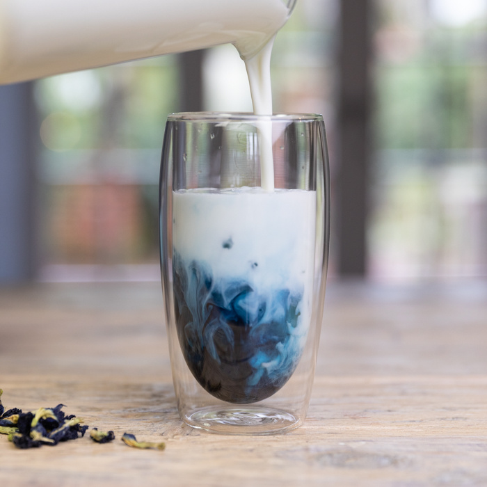 Butterfly pea latte