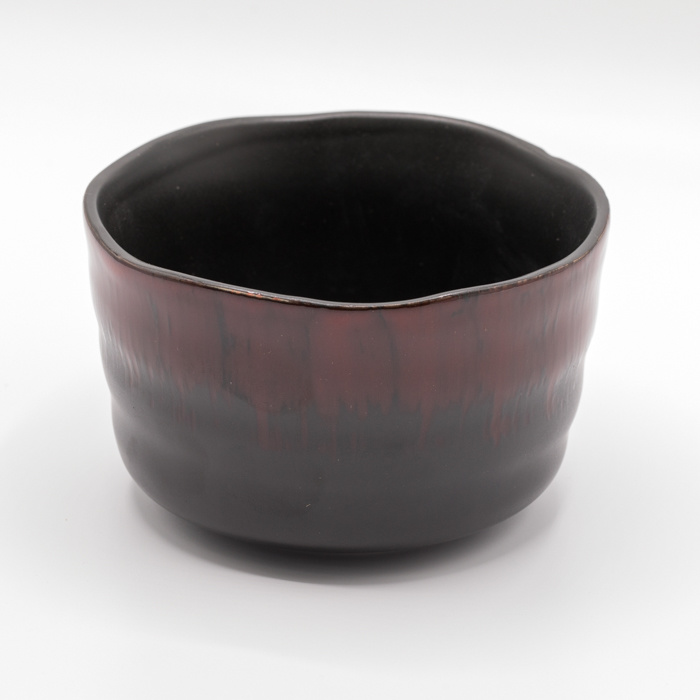 Matcha bowl zwart-rood