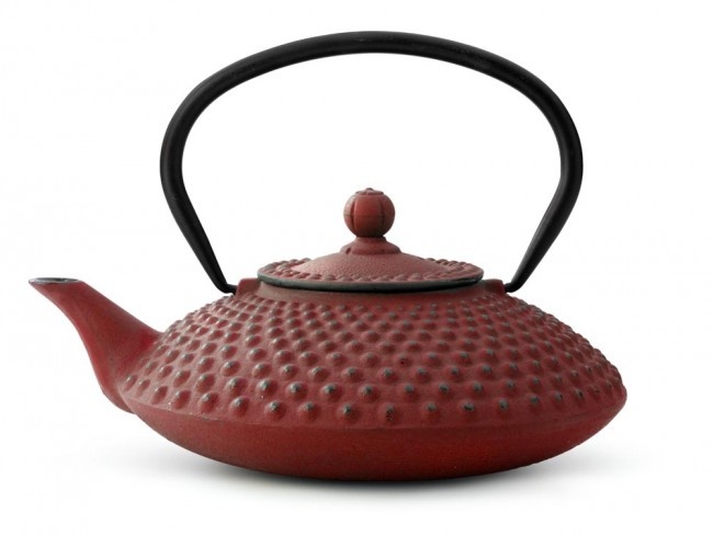 Bredemeijer Gietijzeren theepot 1.2L Xilin Rood