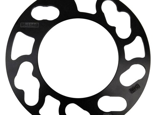 Autostyle TPI Universele spoorverbrederset 3mm - 4/5-gaats - Steekmaat 98->114,3mm - zwart (6mm/as)