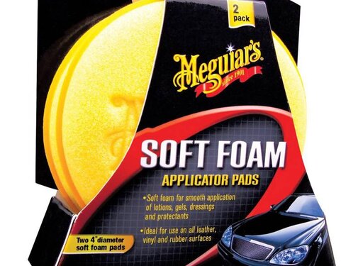 Meguiars Meguiars Soft Foam Applicator Pads - Diameter 10.2cm, Set a 2 stuks