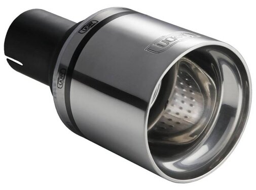 Autostyle Ulter Sport Uitlaatsierstuk - Rond Race O100mm - Lengte 120mm - Montage ->50mm - RVS