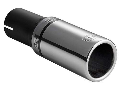 Autostyle Ulter Sport Uitlaatsierstuk - Rond O60mm - Lengte 90mm - Montage ->50mm - RVS