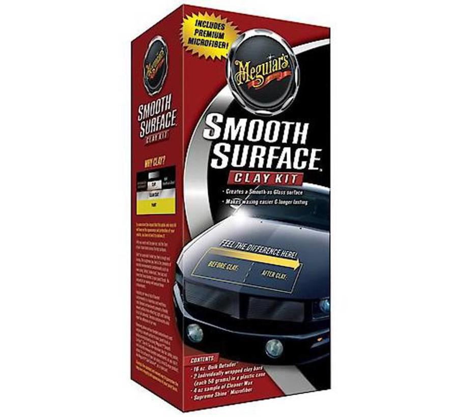 Meguiars Smooth Surface Clay Kit (2x80g Klei/473ml Quik Detailer/ 1 Doek)