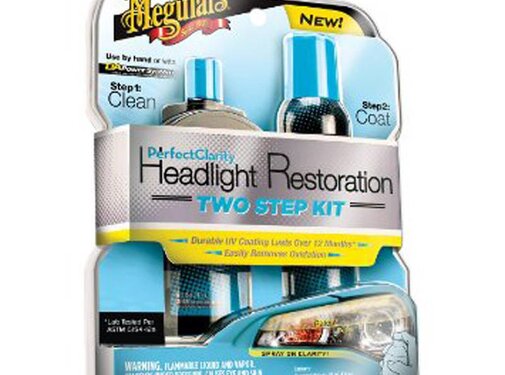 Meguiars Meguiars Perfect Clarity Headlight Restoration Kit (118ml Cleaner/188ml Coating/2 Pads)