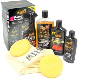 Meguiars Meguiars Ultimate Paint Restoration Kit (Quik Wax/Detailer/Compound/Carnauba Wax/Accessoires)