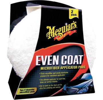 Meguiars Meguiars Even-Coat Microfibre Applicator Pads - Diameter 12.7cm, Set a 2 stuks