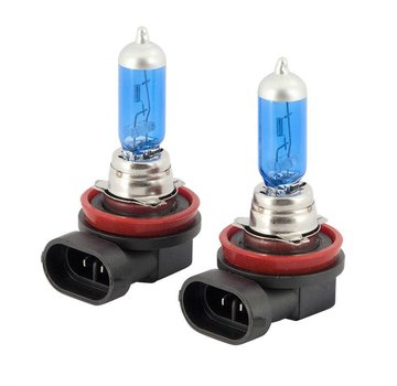 Autostyle SuperWhite Blauw H11 55W/12V/4800K Halogeen Lampen, set a 2 stuks (E4)