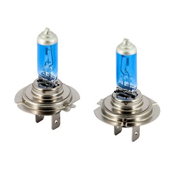 Autostyle SuperWhite Blauw H7 55W/12V/4200K Halogeen Lampen, set a 2 stuks (E13)