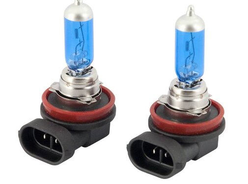 Autostyle SuperWhite Blauw H8 35W/12V/4800K Halogeen Lampen, set a 2 stuks (E4)
