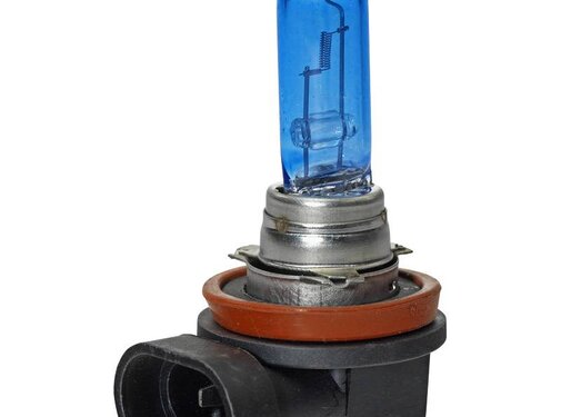 Autostyle SuperWhite Blauw H9 65W/12V/4800K Halogeen Lampen, set a 2 stuks (E4)