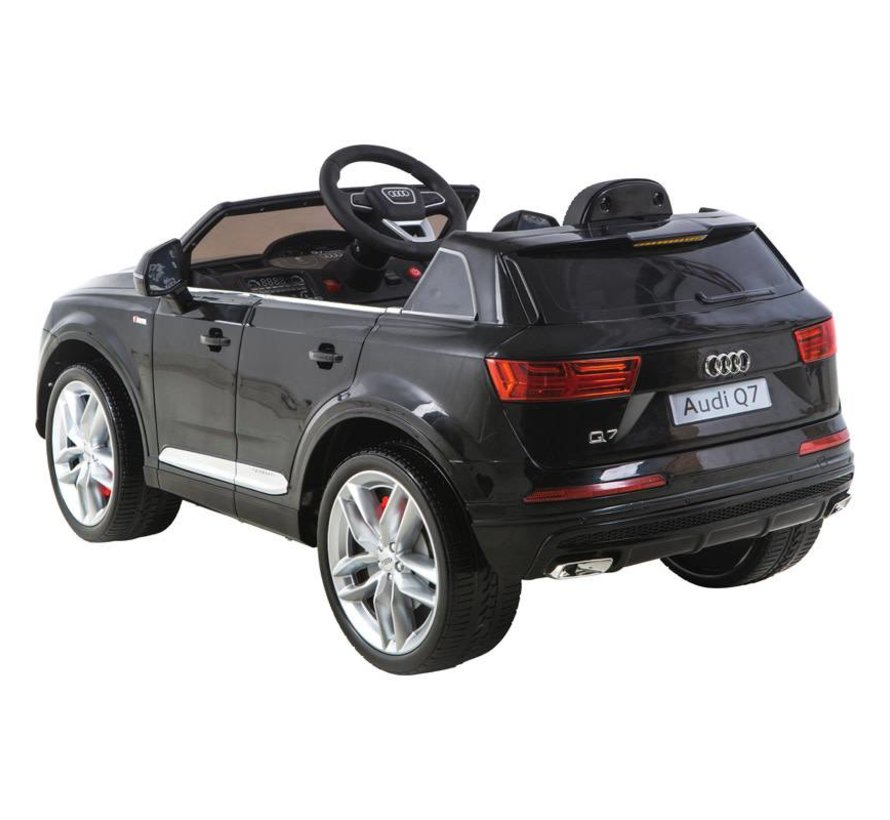 Accu-Auto Audi Q7 Zwart - 12V - incl. MP3 en afstandsbediening - vanaf 3 jaar