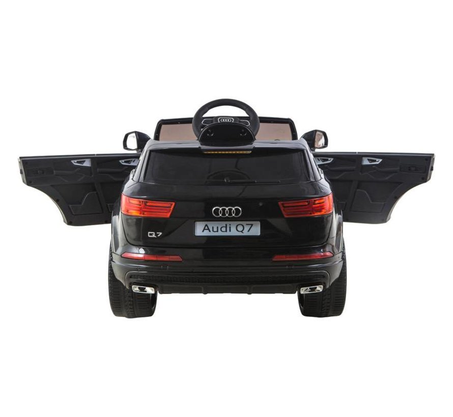 Accu-Auto Audi Q7 Zwart - 12V - incl. MP3 en afstandsbediening - vanaf 3 jaar