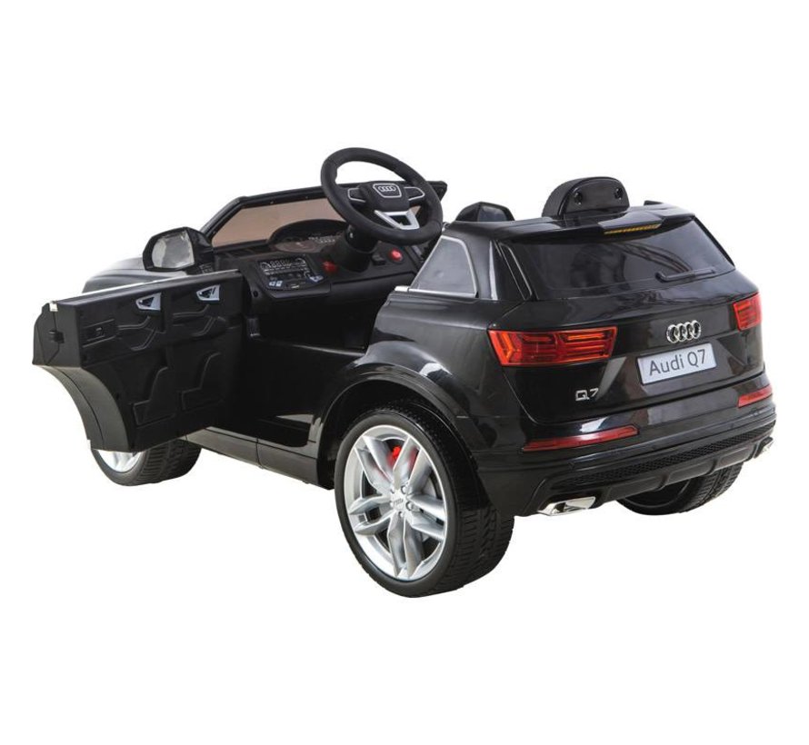 Accu-Auto Audi Q7 Zwart - 12V - incl. MP3 en afstandsbediening - vanaf 3 jaar