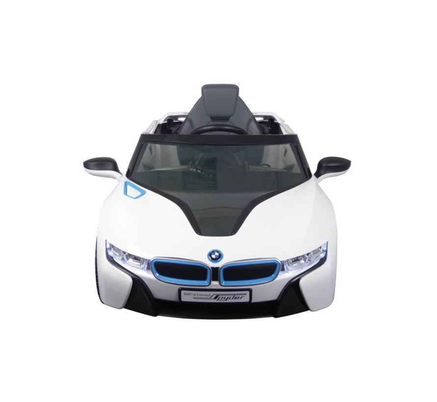 Accu-Auto BMW i8 Wit - 6V - incl. MP3 en afstandsbediening - vanaf 3 jaar