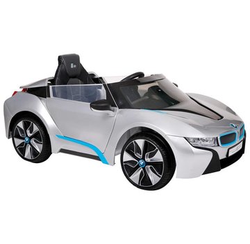 OSP Accu-Auto passend voor BMW i8 Zilver - 12V - incl. MP3 en afstandsbediening - vanaf 3 jaar