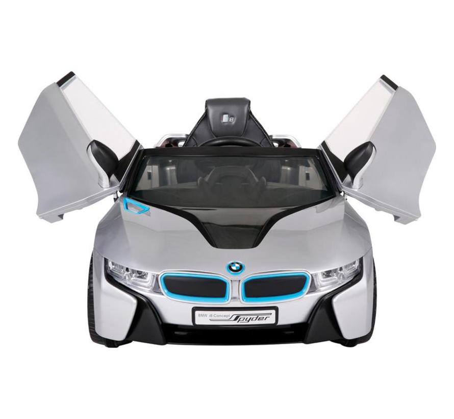 Accu-Auto BMW i8 Zilver - 12V - incl. MP3 en afstandsbediening - vanaf 3 jaar