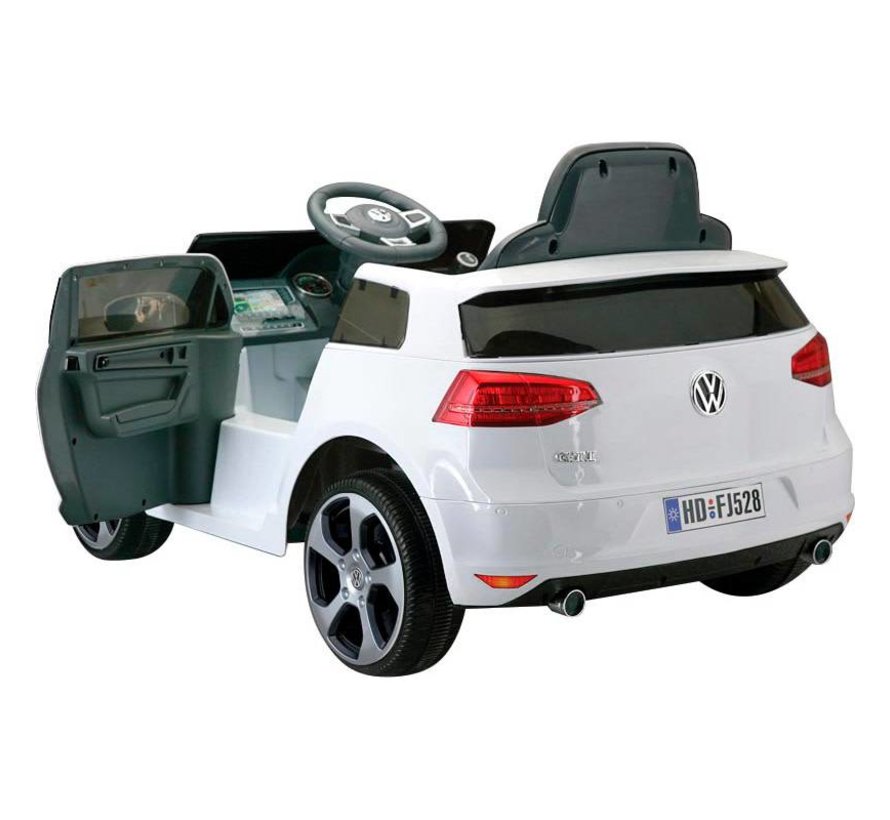 Accu-Auto Volkswagen Golf VII GTi Wit - 12V - incl. SD en afstandsbediening - vanaf 3 jaar