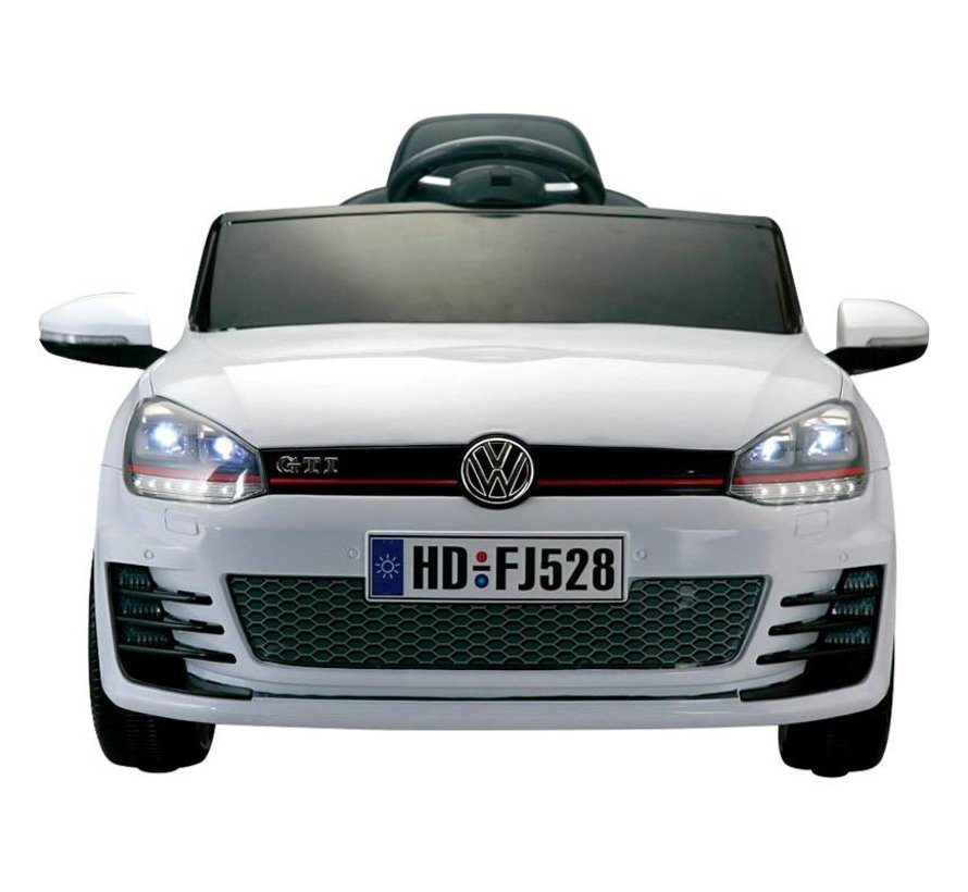 Accu-Auto Volkswagen Golf VII GTi Wit - 12V - incl. SD en afstandsbediening - vanaf 3 jaar